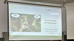 KinderUni: Einblicke in die Kommunikation von Tieren