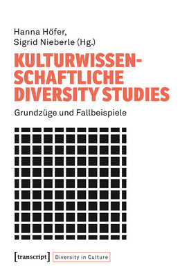 Buchcover: Weißer Hintergrund, Buchtitel orangefarben, darunter schwarz-weißes Gitternetz