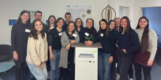 Das Team der psycholinguistics laboratories im Gruppenbild.