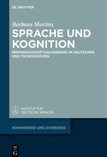 Cover des Buches "Sprache und Kognition". Das Cover besteht nur aus zwei farbigen Flächen und den Titelangaben.