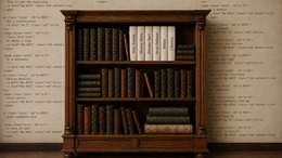 Kolloquium: Diversity in der Literatur/Wissenschaft Bücherregal mit Büchern von Yoko Tawada, Thomas Mann, Johanny Spyri, Sevgi Özdamar, MHow, l'Horizon